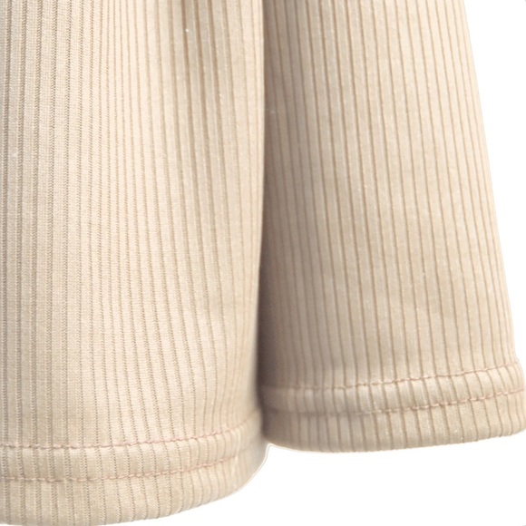 Ribbed bell bottoms - sand beige - Picture 6 of 6